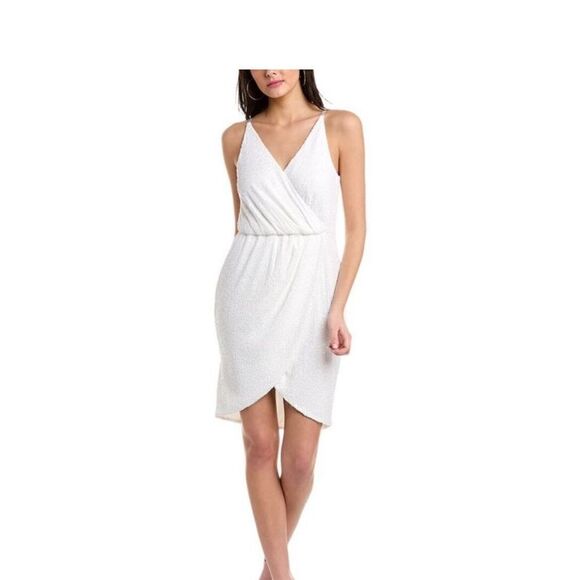 Trina Turk Womens Allure Mini Dress, White - Picture 1 of 15